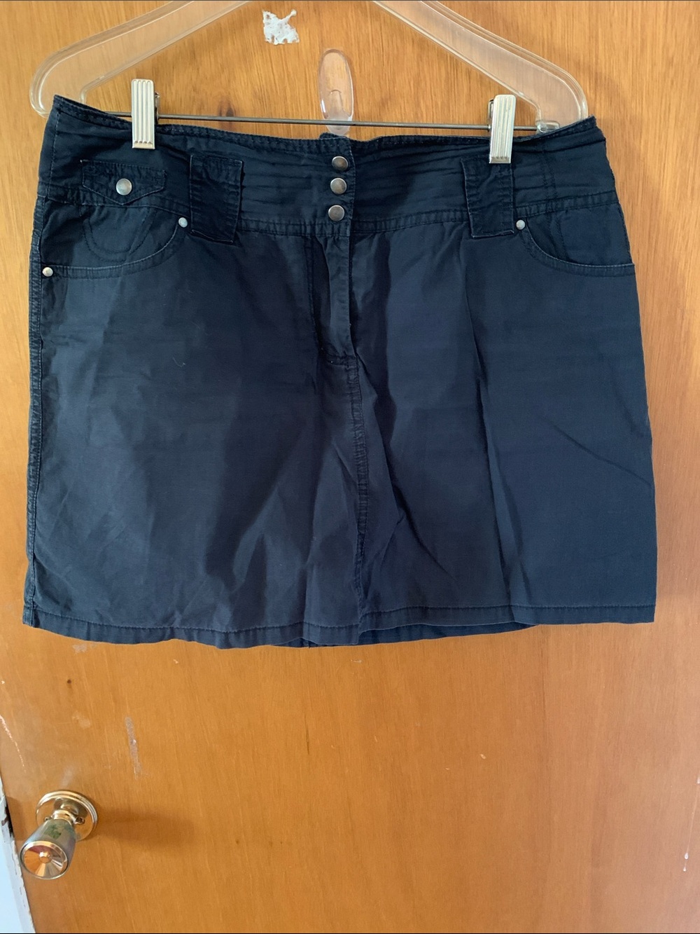 Classic Black Women's Mini Skirt (with shorts underneath) - my Unbranded